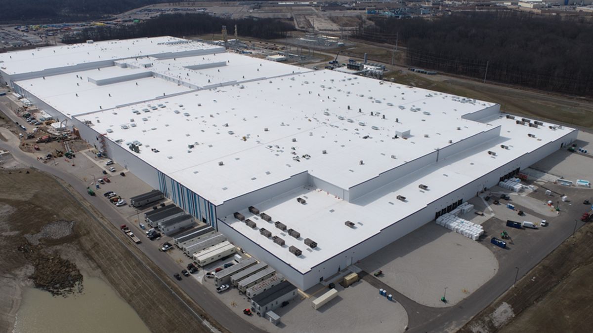 Ultium Cells manufacturing facility in Warren, Ohio.